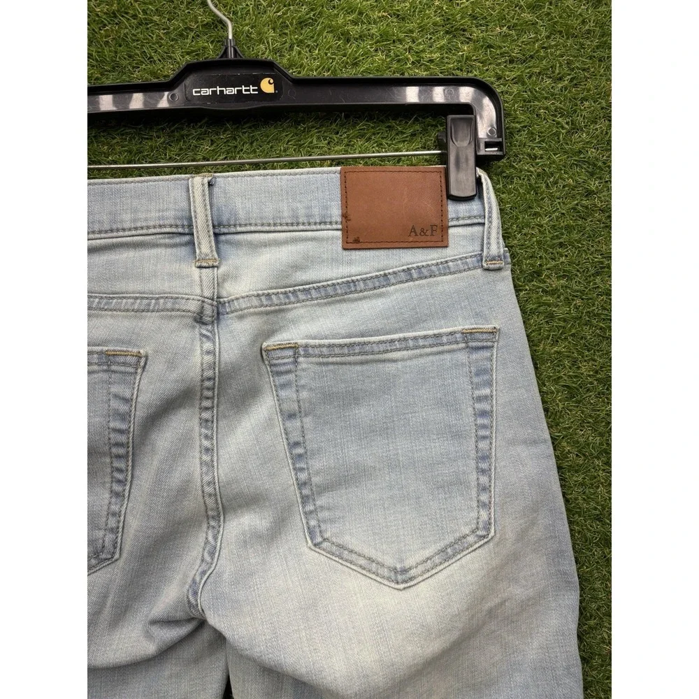 Abercrombie & Fitch Jeans Mens 29x30 Felix Super Slim Light Wash Denim NWT
